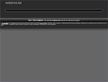 Tablet Screenshot of notaires.be